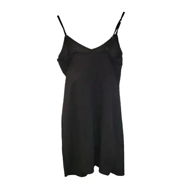 Missguided + Women's Black Poly/Spandex Mini Dress w Adj Straps - Picture 7 of 11